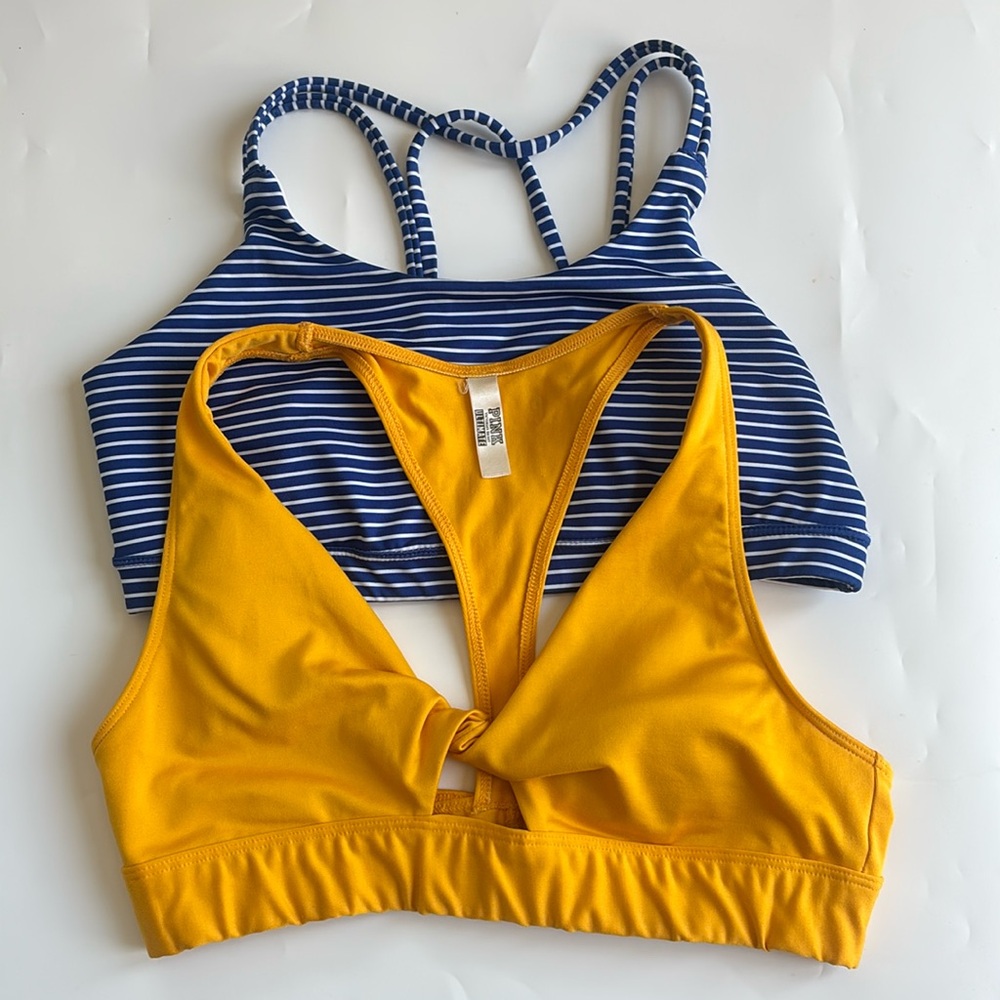 2 Bikini Swim Tops Bundle – Women’s Size Small